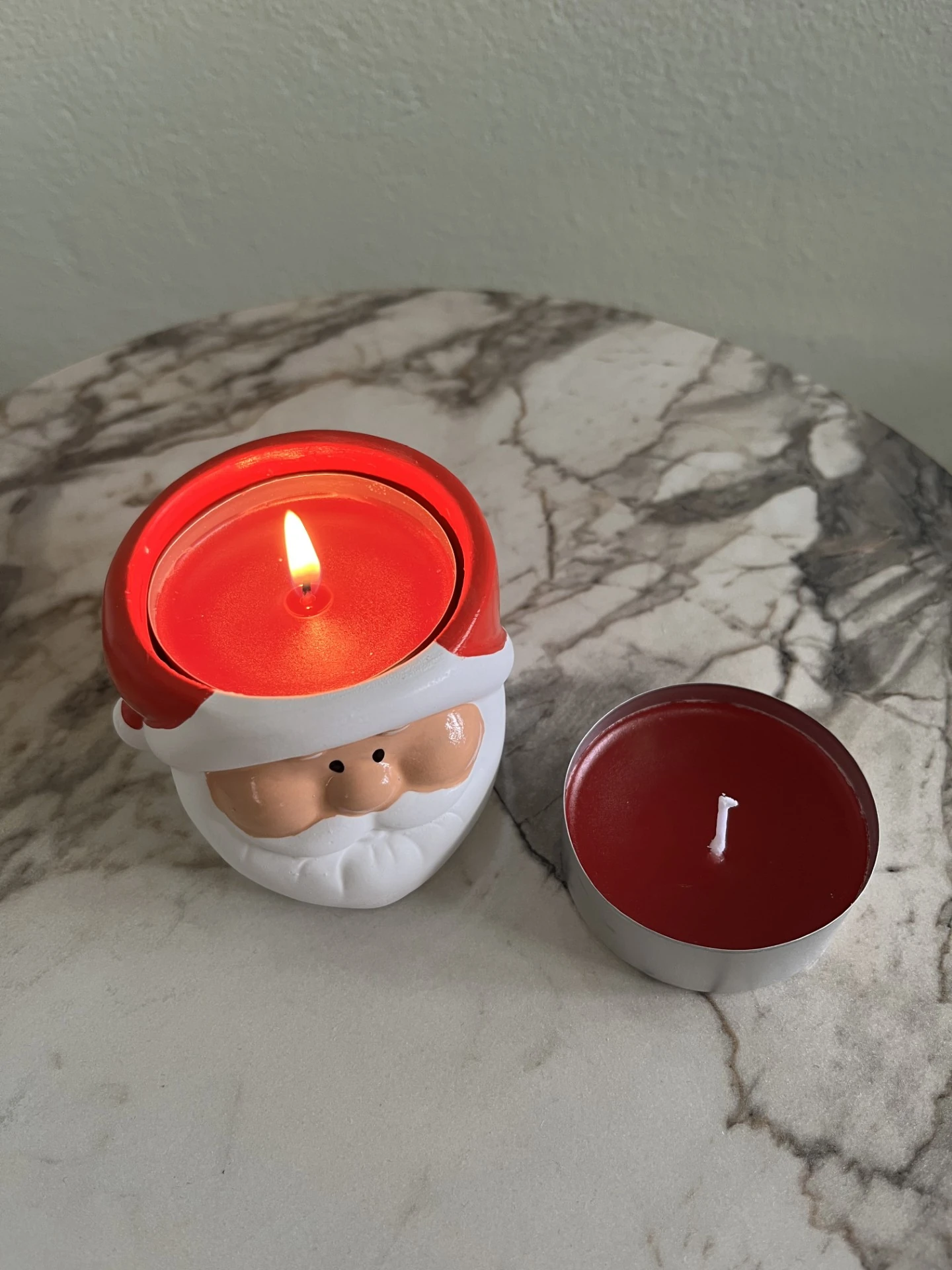 NOEL BABA MUMLUK ve TEALİGHT MUM