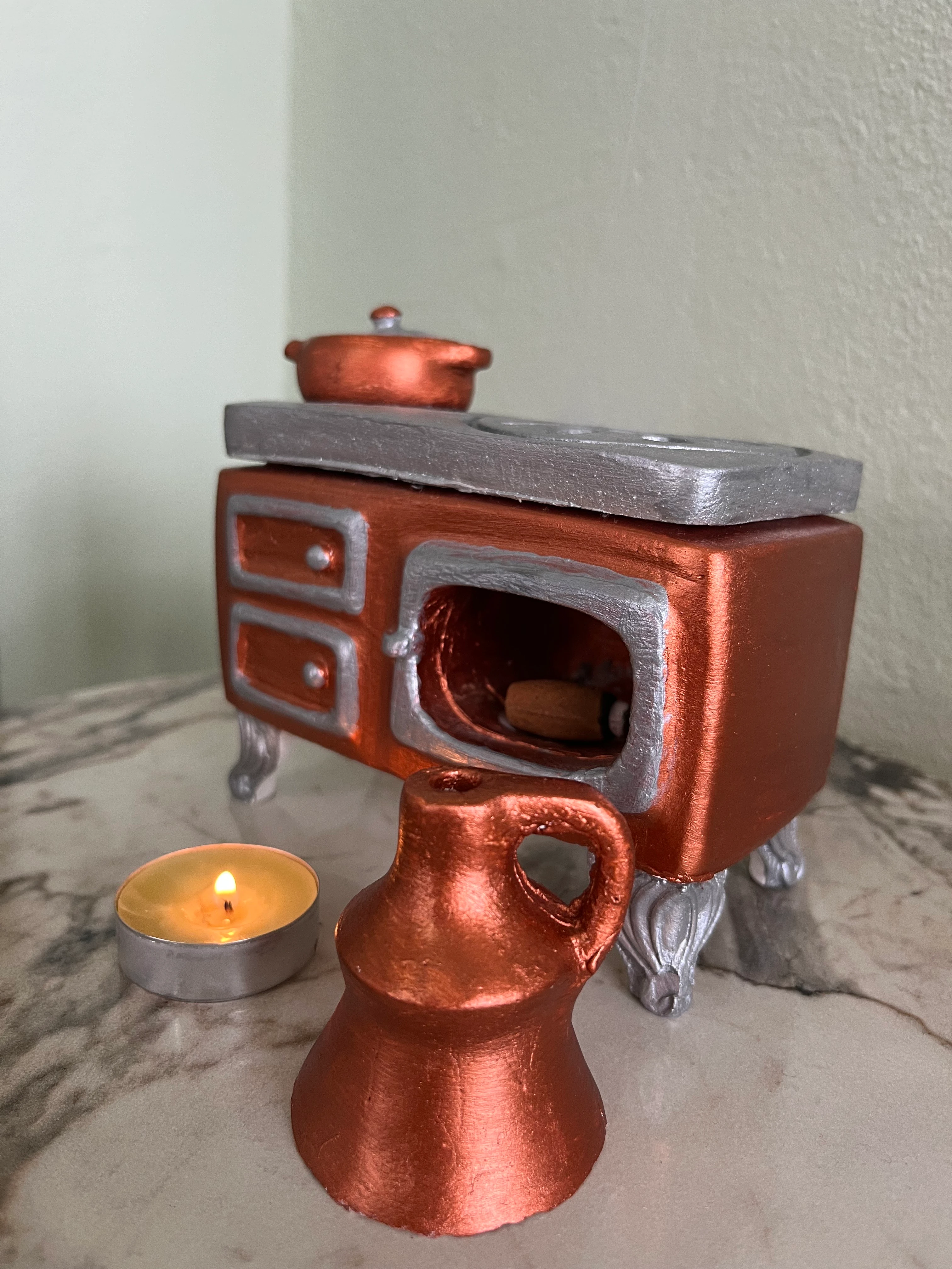 KUZİNE SOBA,GÜĞÜM,TENCERE ve TÜTSÜ