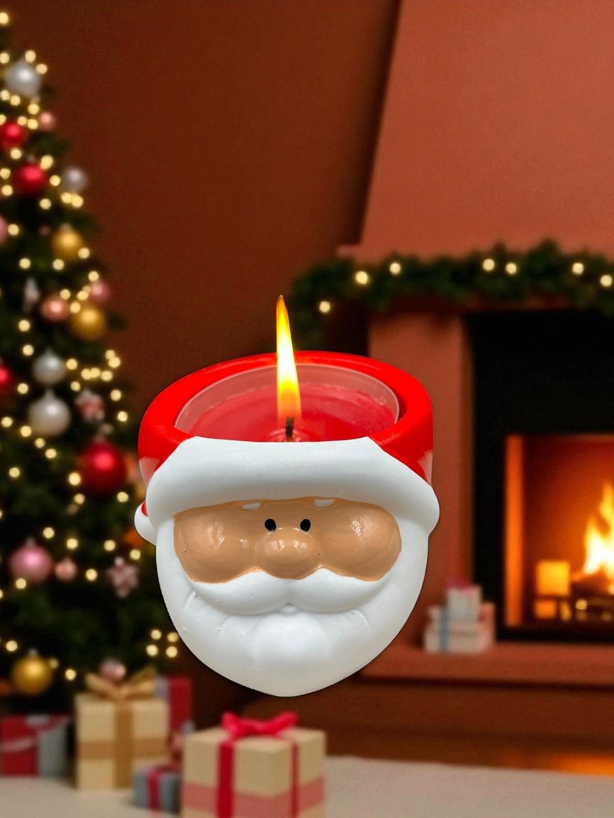 NOEL BABA MUMLUK ve TEALİGHT MUM