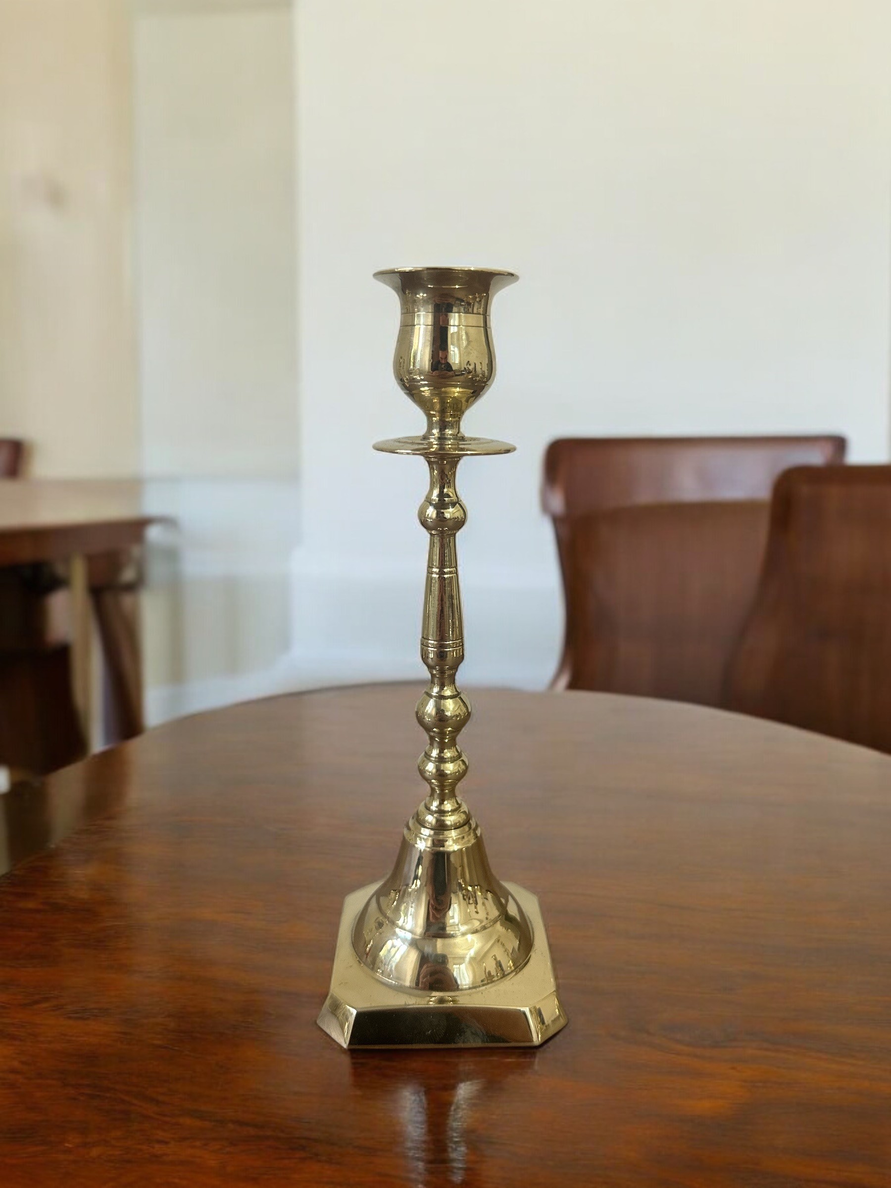 TEKLİ ŞAMDAN (KARE DİPLİ)