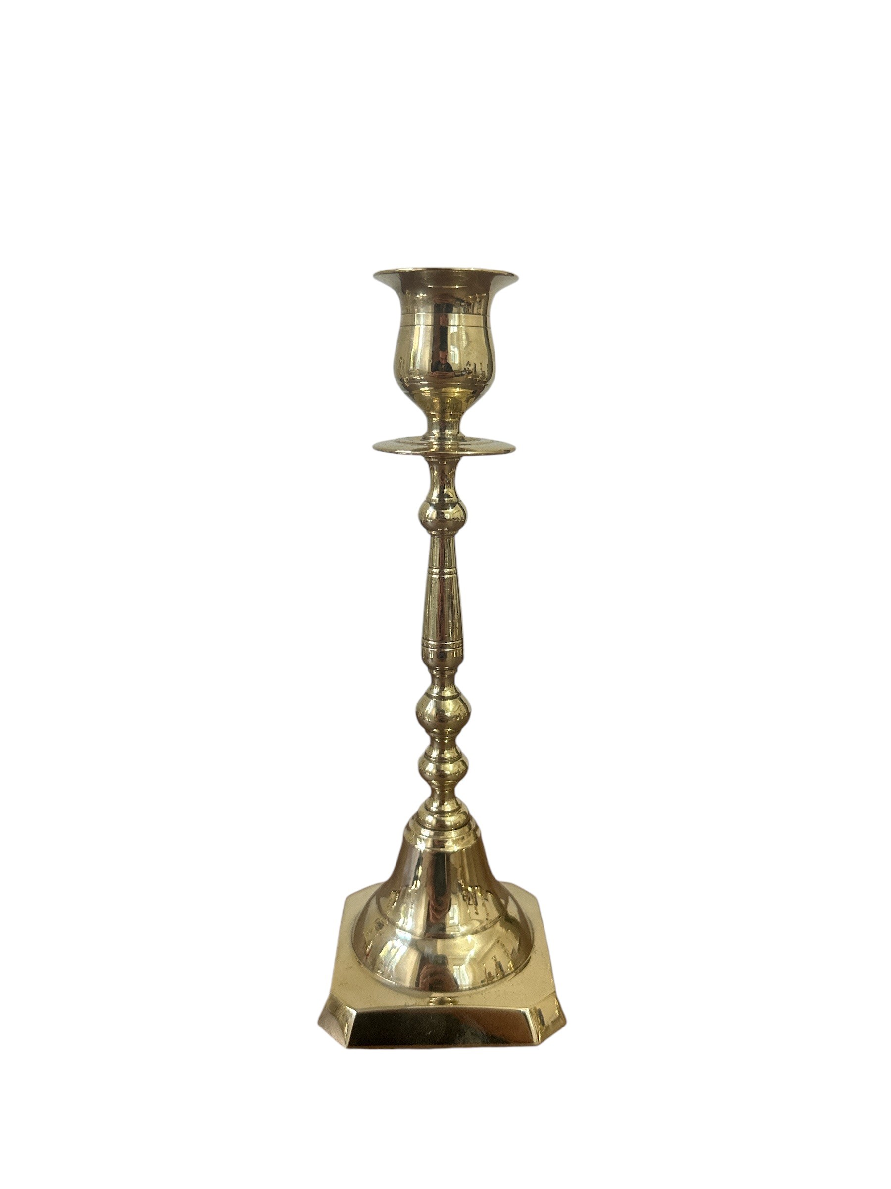 TEKLİ ŞAMDAN (KARE DİPLİ)
