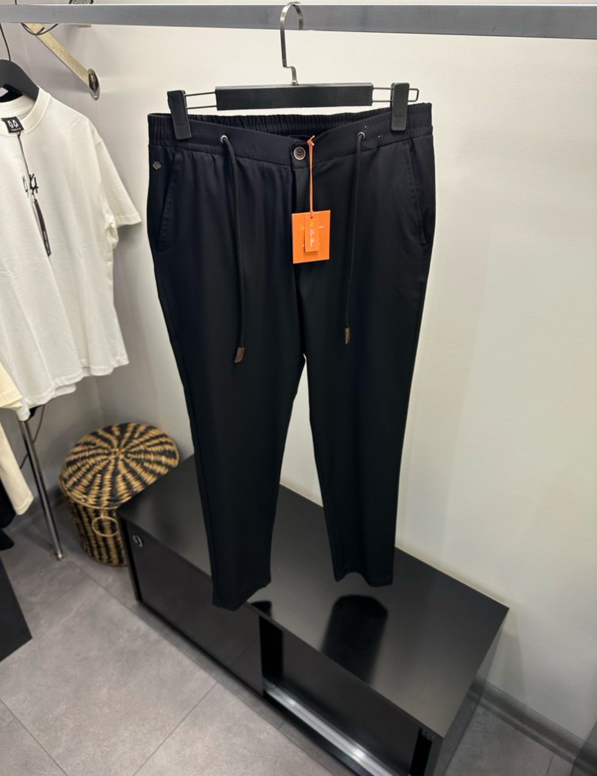 Loro Piana Siyah Klasik Jogger Pantolon