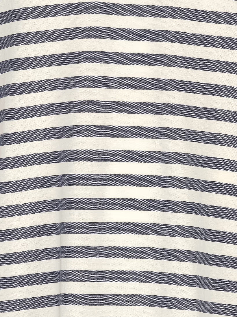 Loro Piana Çizgili Slim Tişört 