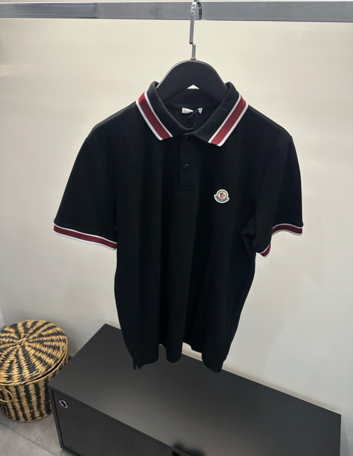 Moncler Polo Yaka Basic Logo Tişört