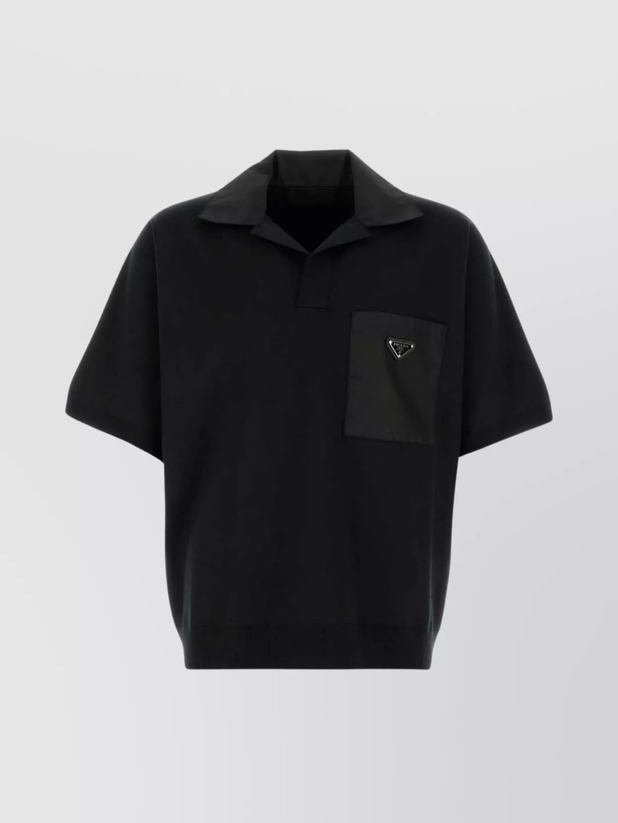 Prada Polo Yaka Triko Kumaş Tişört