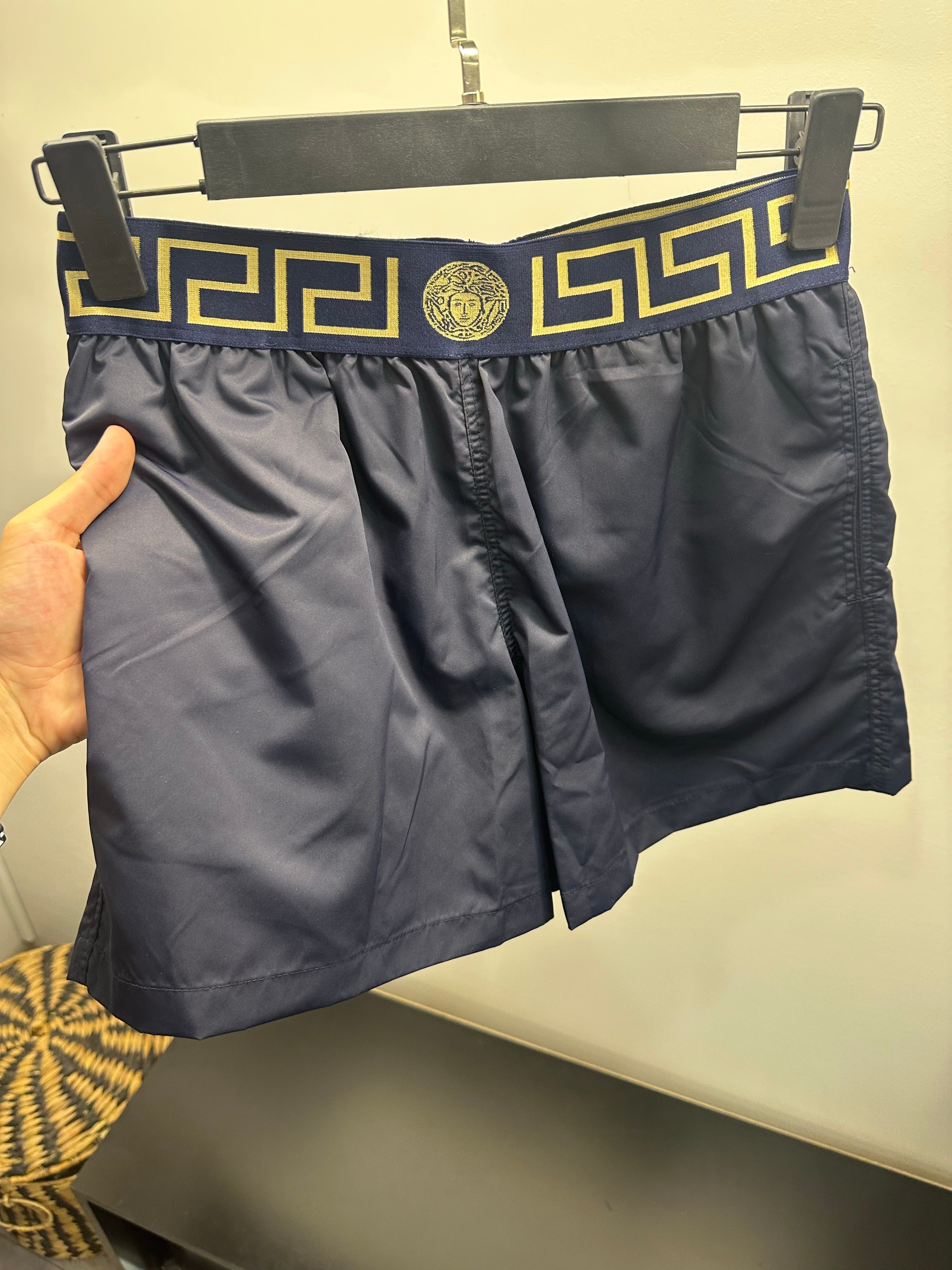 Versace Lacivert Deniz Şortu