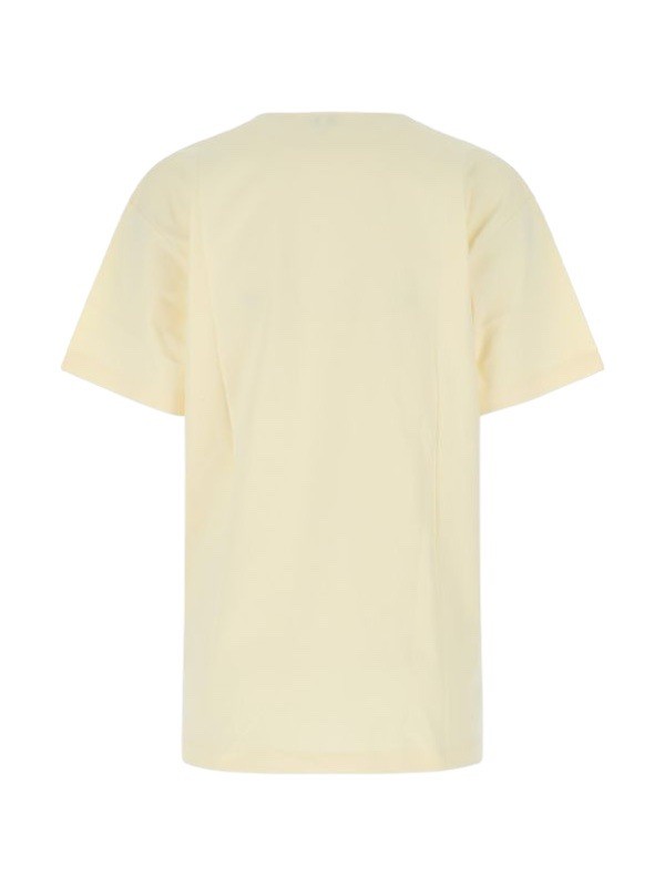Loewe Nakışlı Logo Krem Tişört