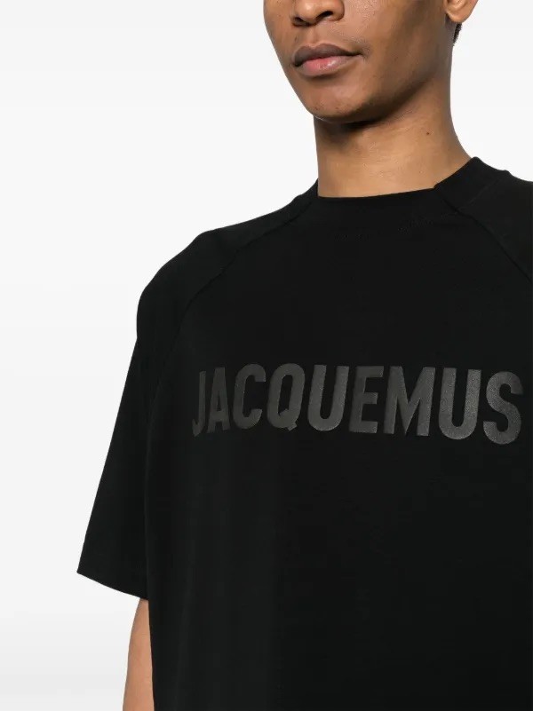 Jacquemus Siyah Pamuklu Baskılı Tişört 