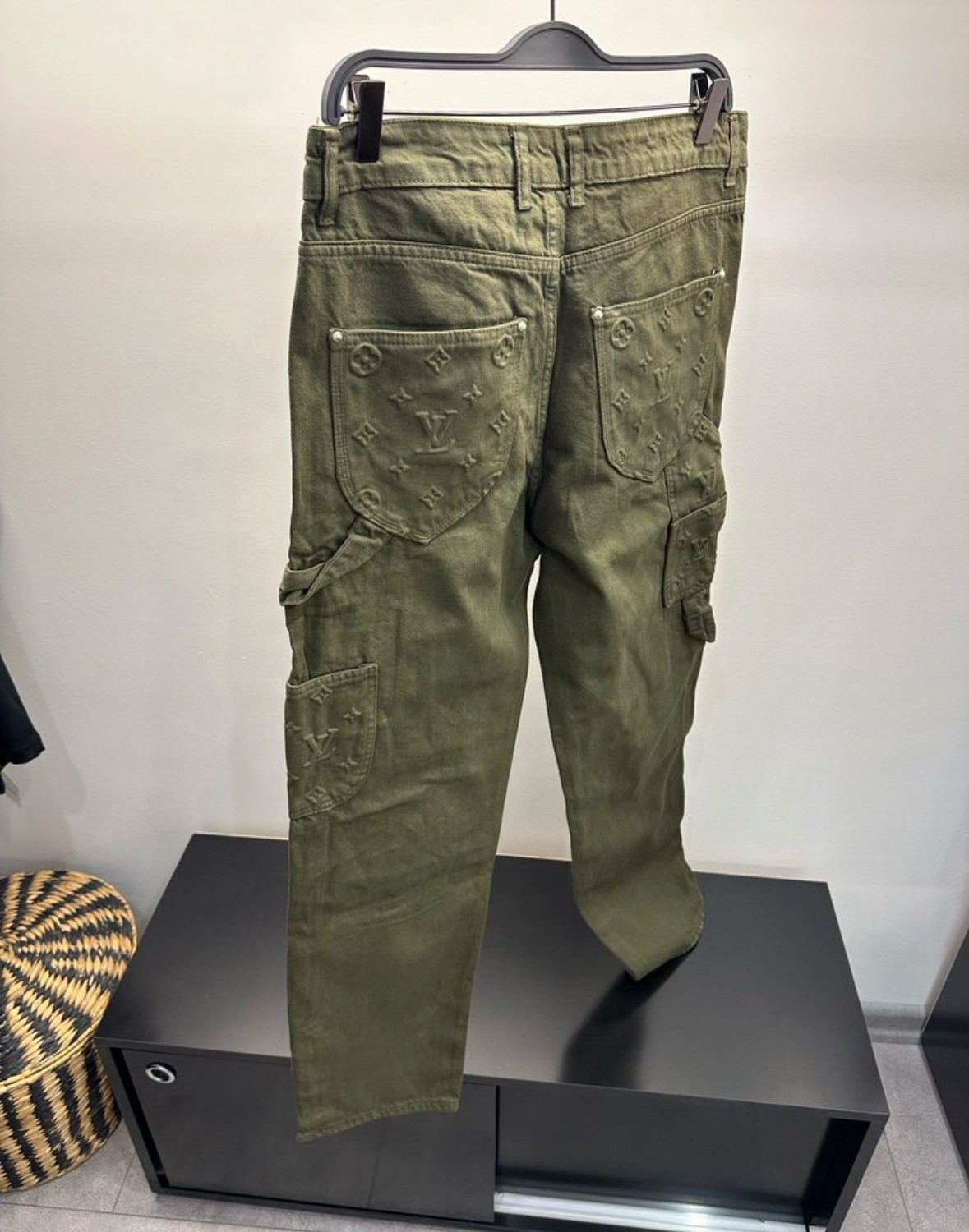 Louis Vuitton Baggy Fit Desenli Pantolon