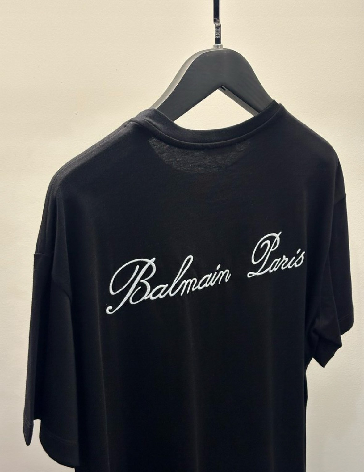 Balmain Paris İmza Nakışlı Tişört