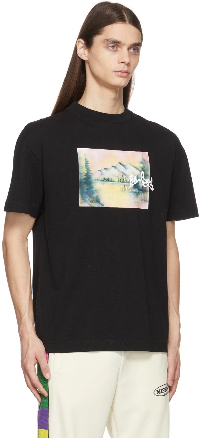 Palm Angels Ön Baskılı Tişört