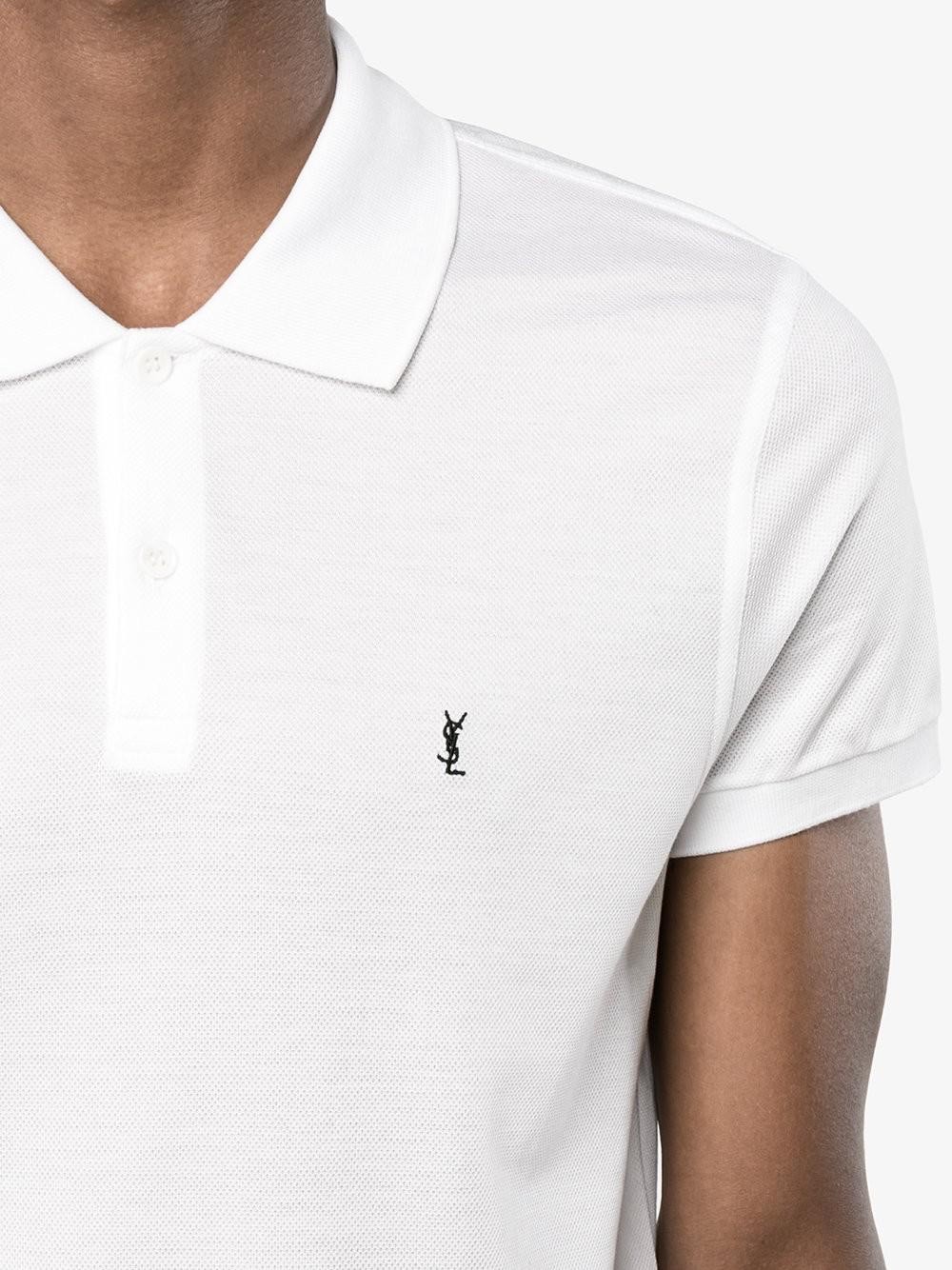 YSL Polo Yaka Pike Kumaş Tişört 