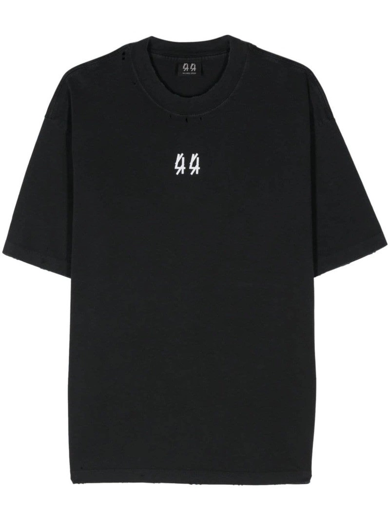 44 Label Group Karanlık Siyah Tişört 