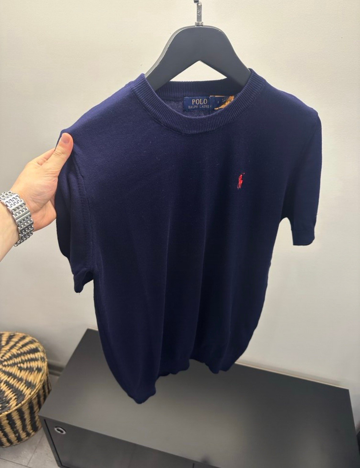 Polo Ralph Lauren Lacivert Triko Kumaş Tişört