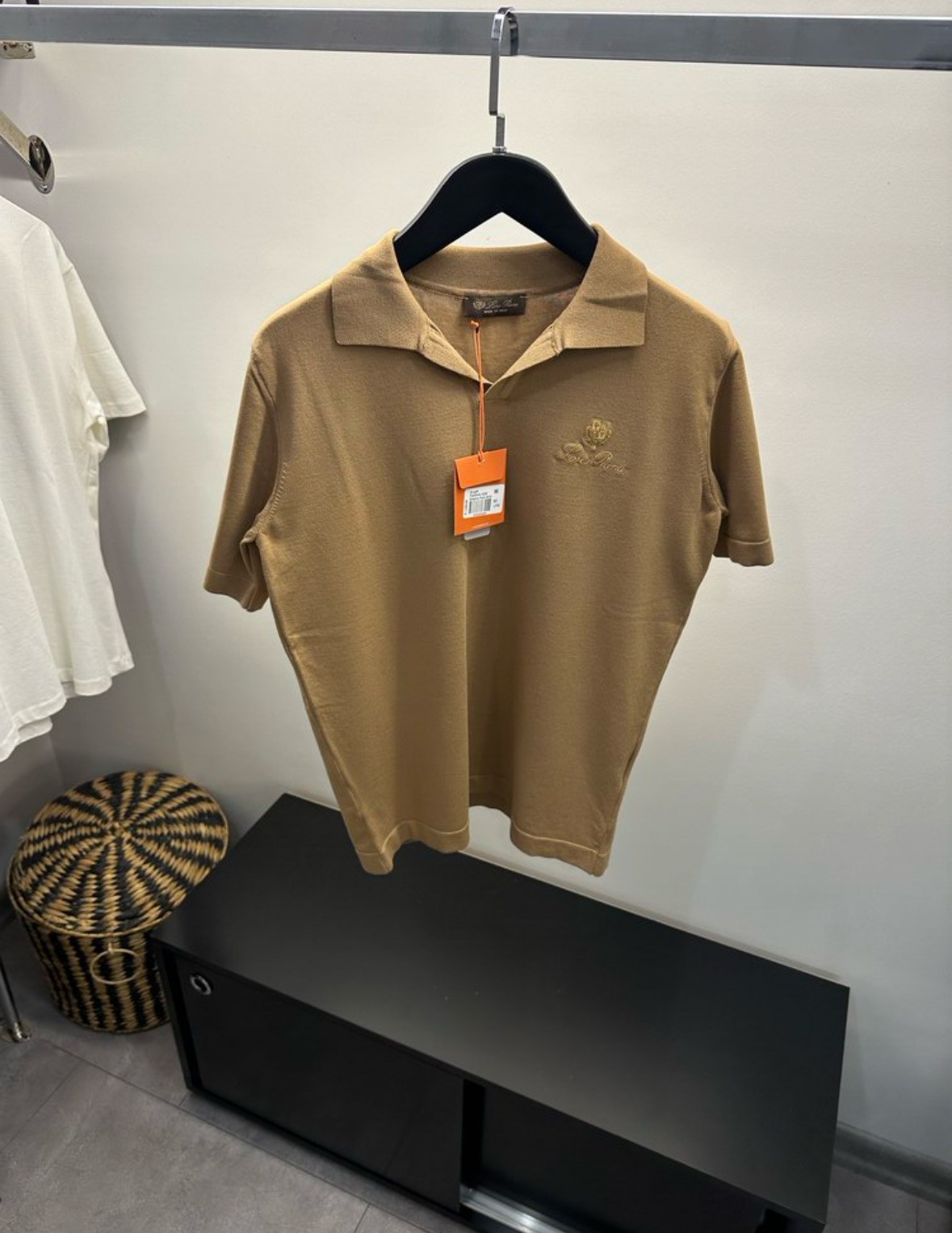 Loro Piana Triko Polo Yaka Tişört