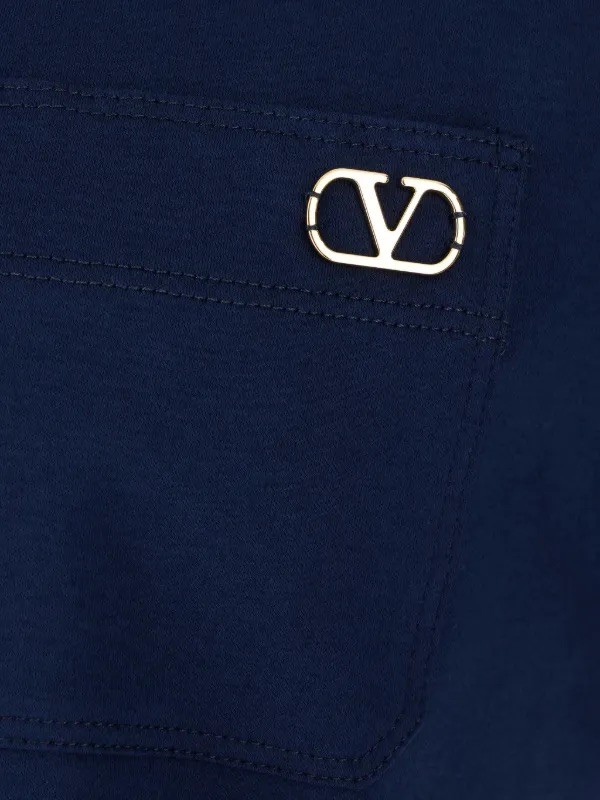 Valentino Cepli V Logo Tişört
