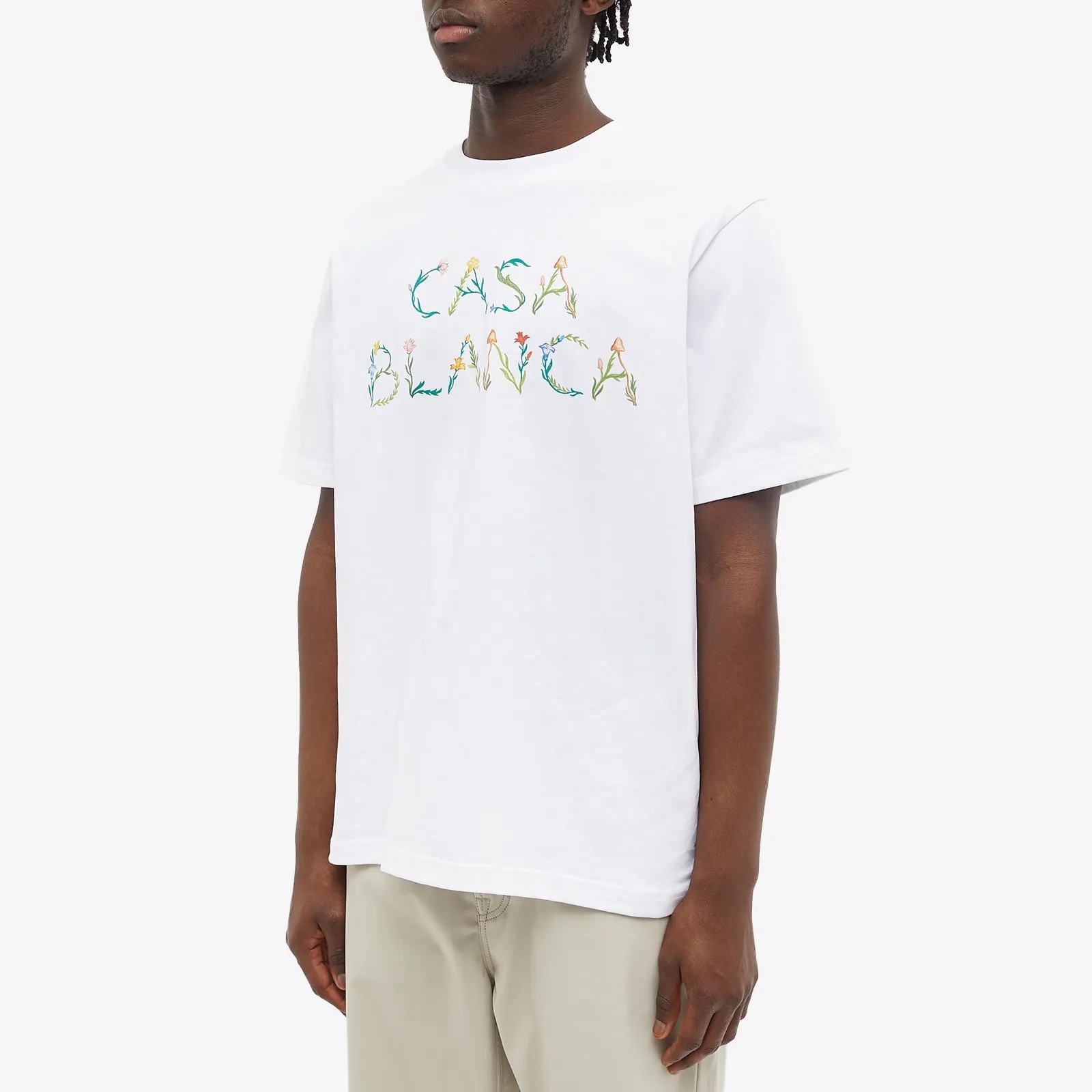 Casa Blanca Çiçek Desenli Tişört