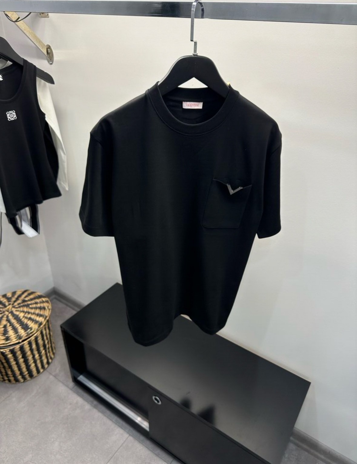 Valentino Cepli V Demir Logo Tişört