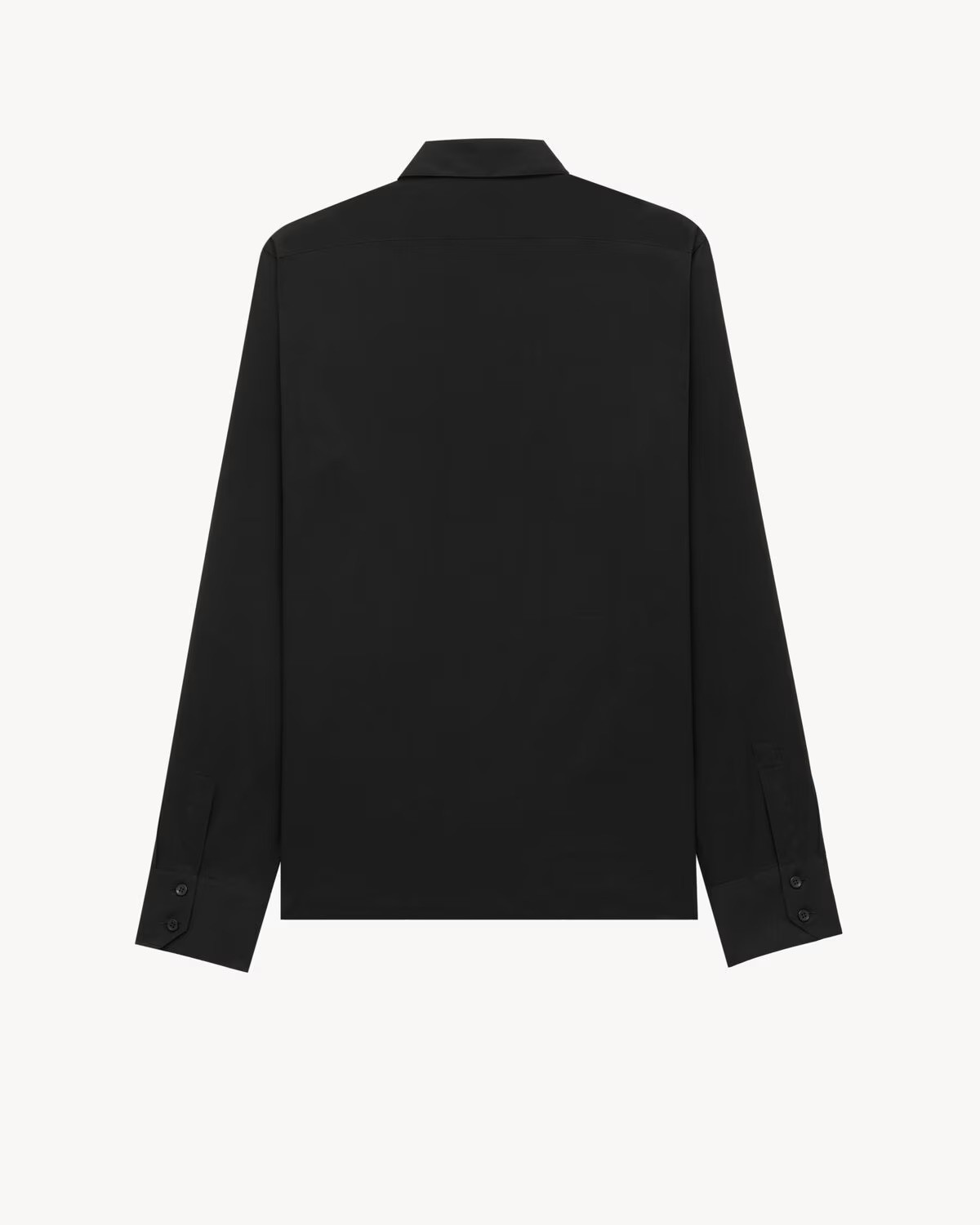 YSL Nakışlı Siyah Gömlek