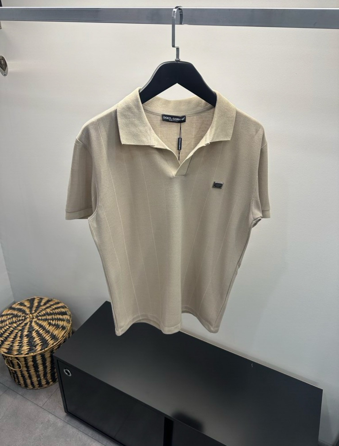 Dolce & Gabbana Triko Kumaş Polo Tişört 