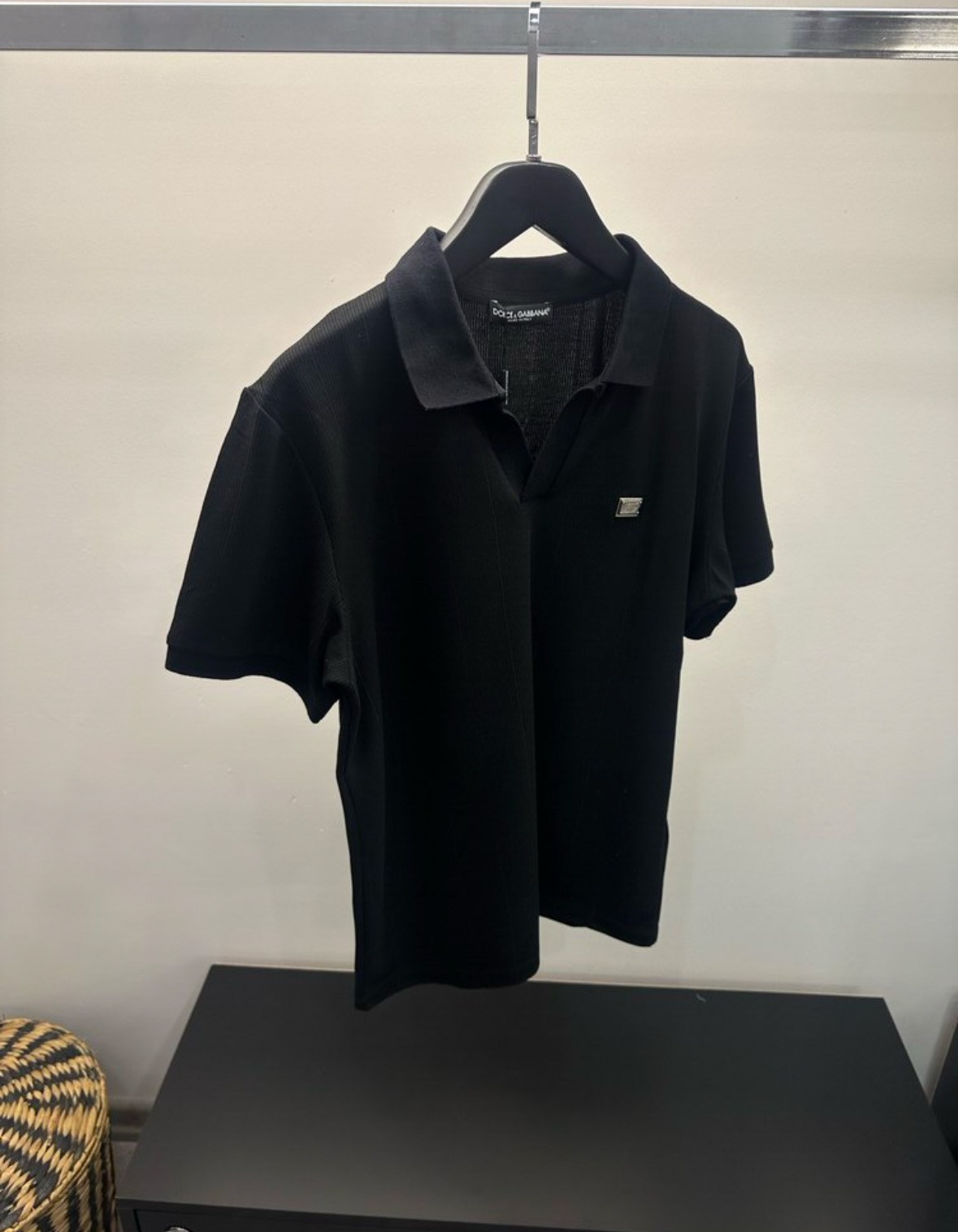 Dolce & Gabbana Triko Kumaş Polo Tişört