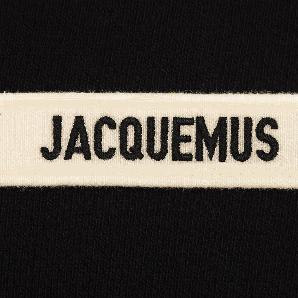Jacquemus Siyah Pamuklu Logo Tişört