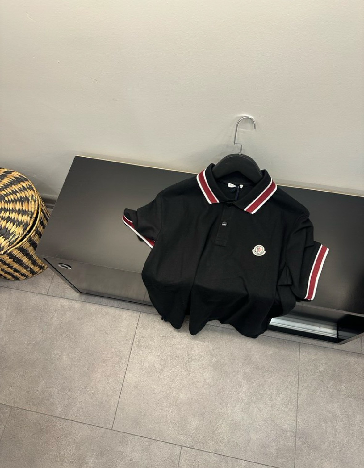 Moncler Polo Yaka Basic Logo Tişört