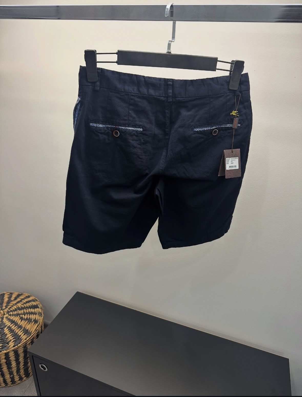 Etro Lacivert Cep Motif Şort