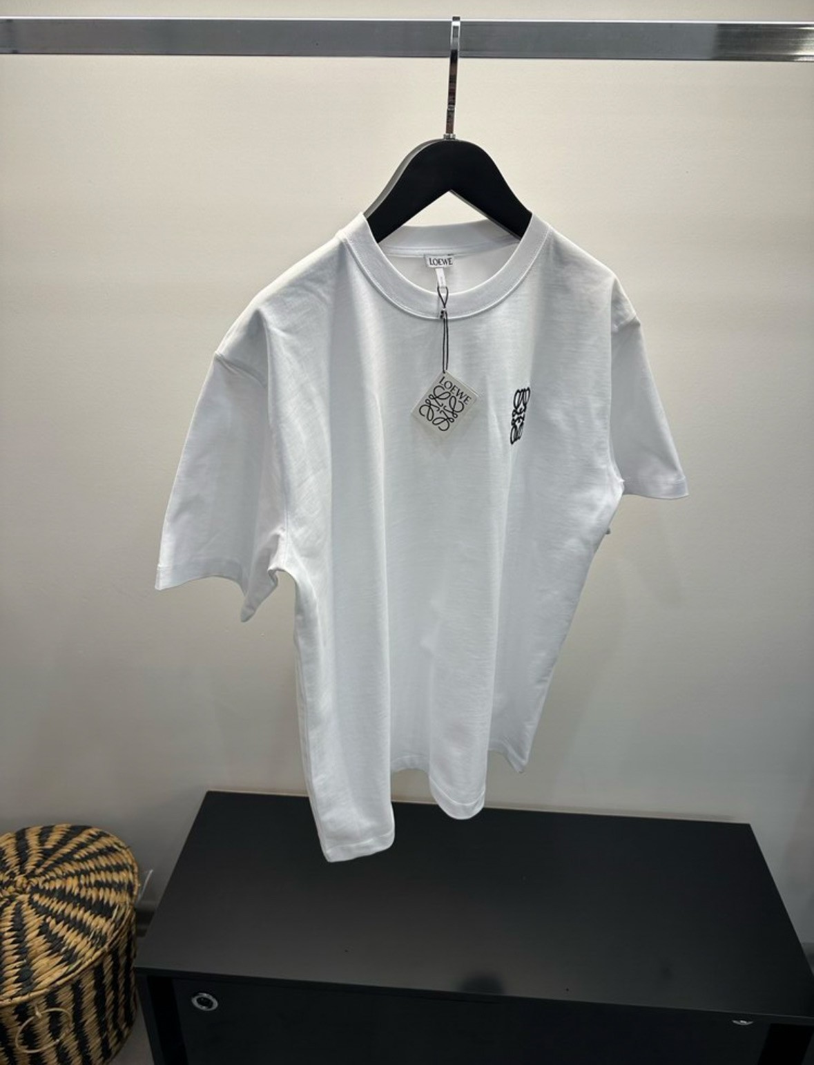 Loewe Beyaz Nakışlı Logo Tişört