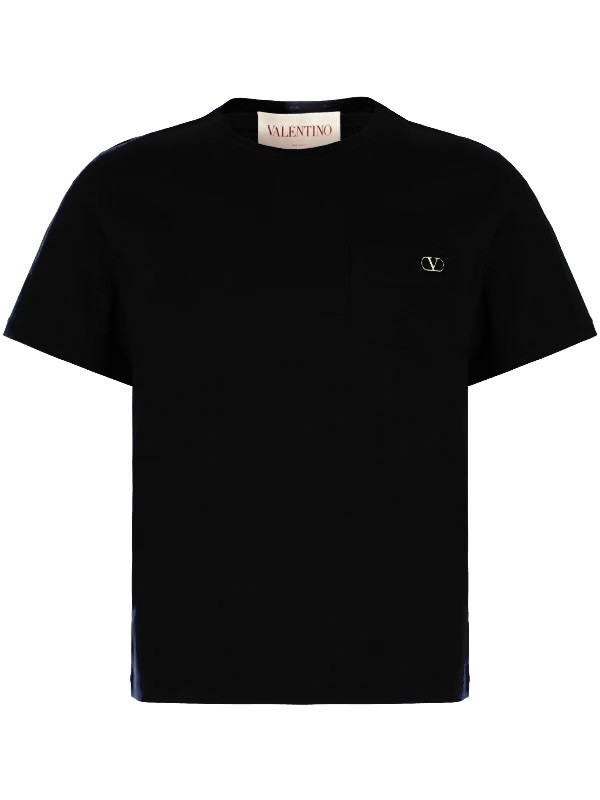 Valentino Cepli V Logo Tişört