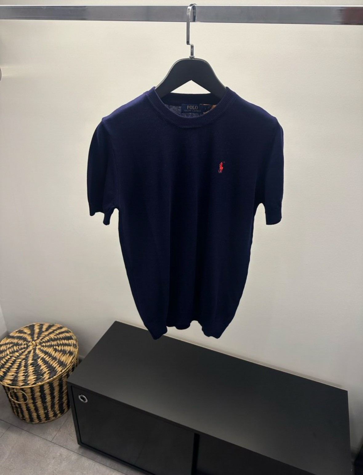 Polo Ralph Lauren Lacivert Triko Kumaş Tişört