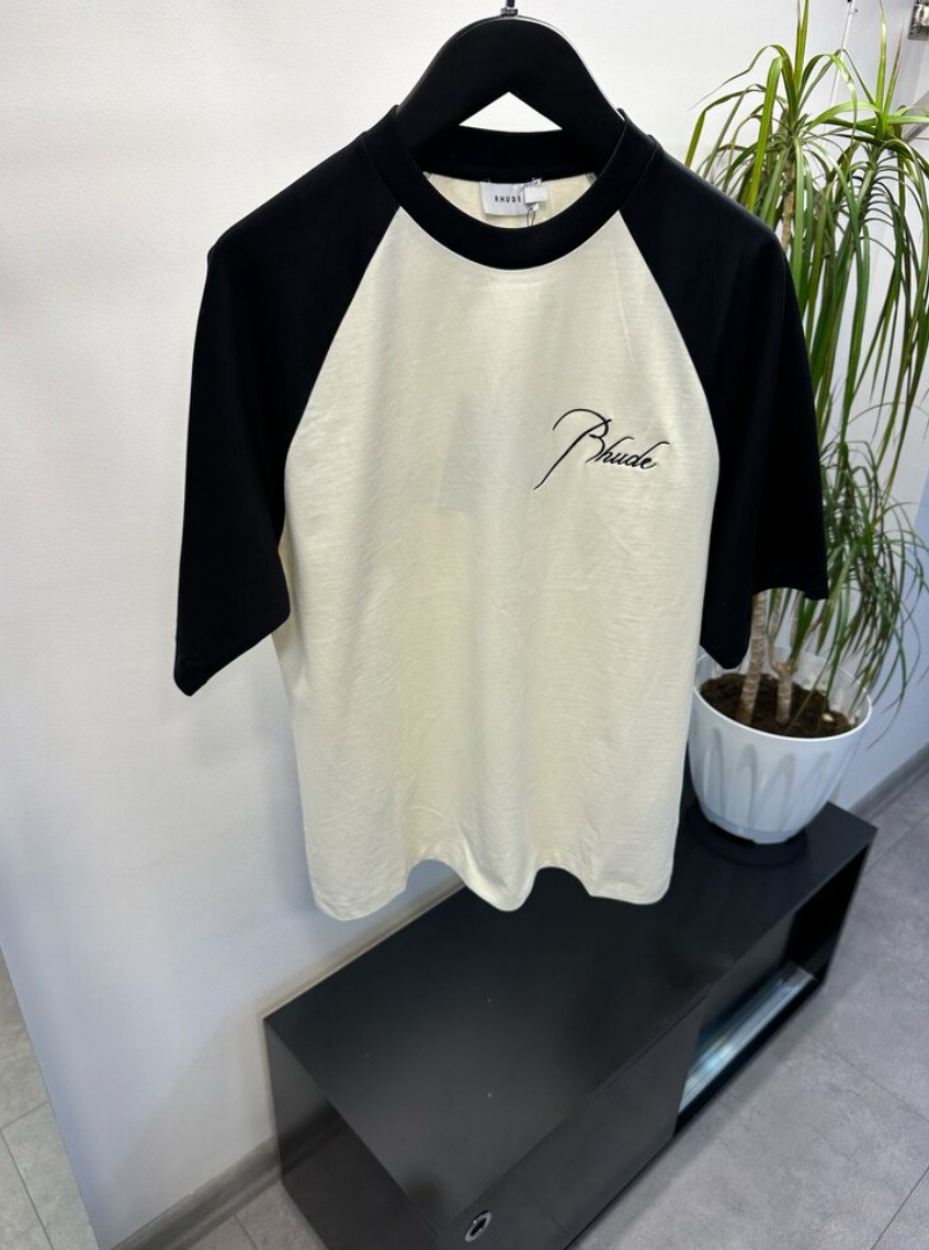 Rhude Parçalı Renk Tişört 