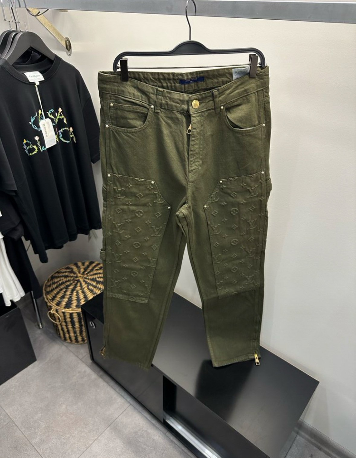 Louis Vuitton Baggy Fit Desenli Pantolon