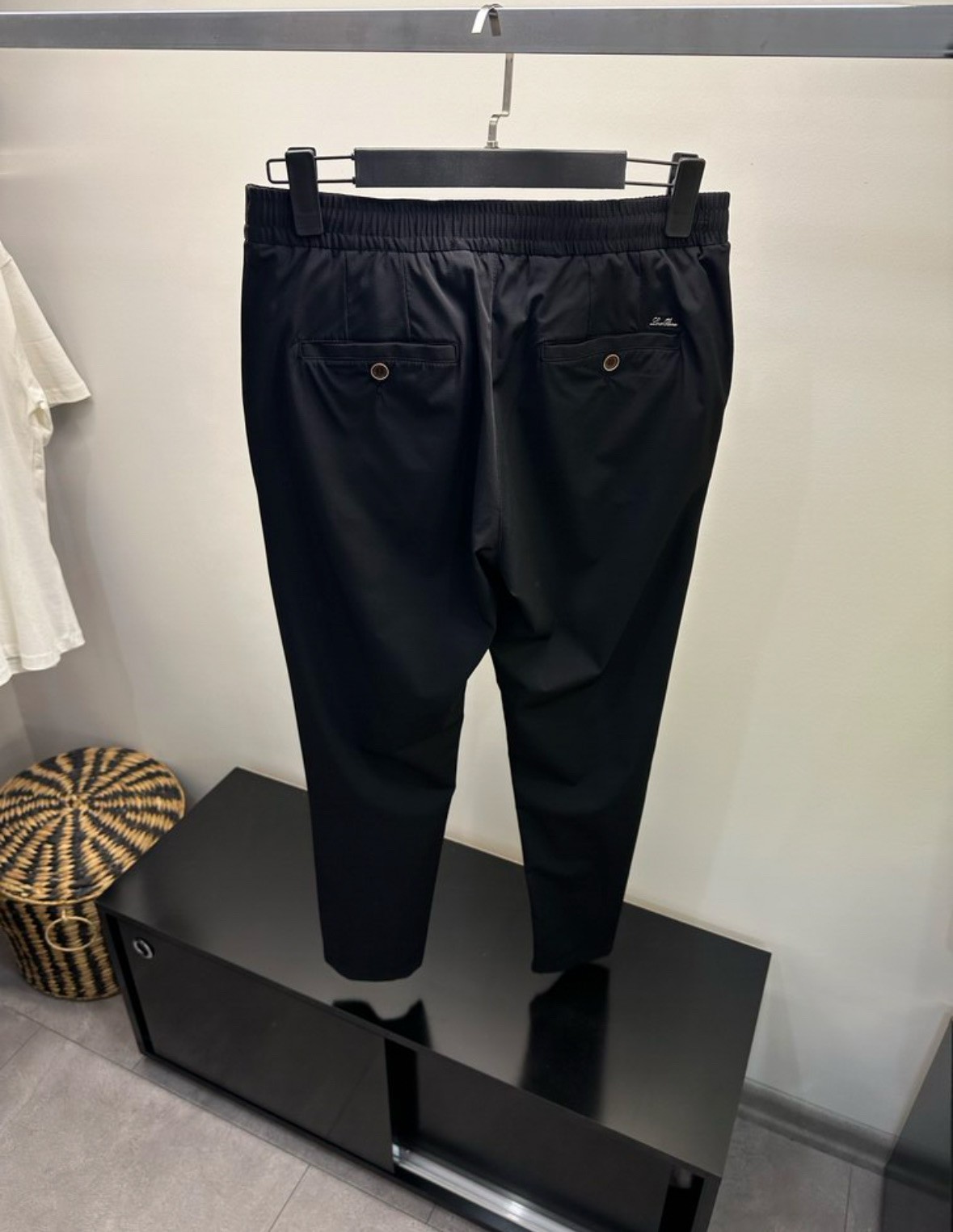Loro Piana Siyah Klasik Jogger Pantolon