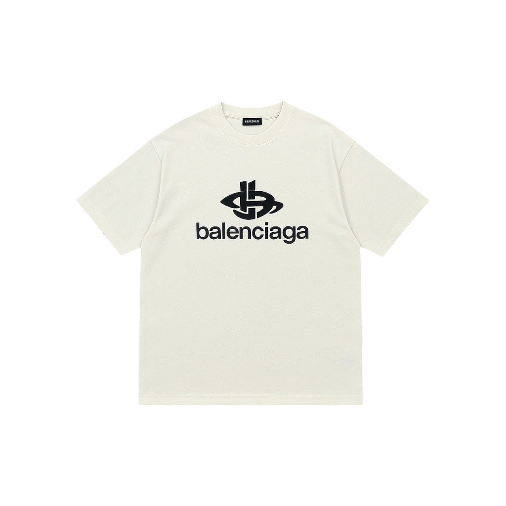 Balenciaga Ön ve Arka Baskılı Tişört
