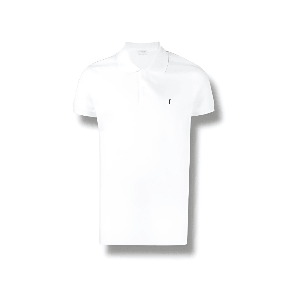 YSL Polo Yaka Pike Kumaş Tişört 