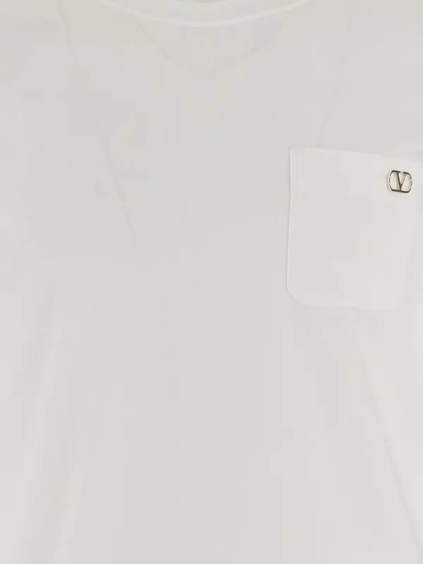 Valentino Cepli V Logo Tişört
