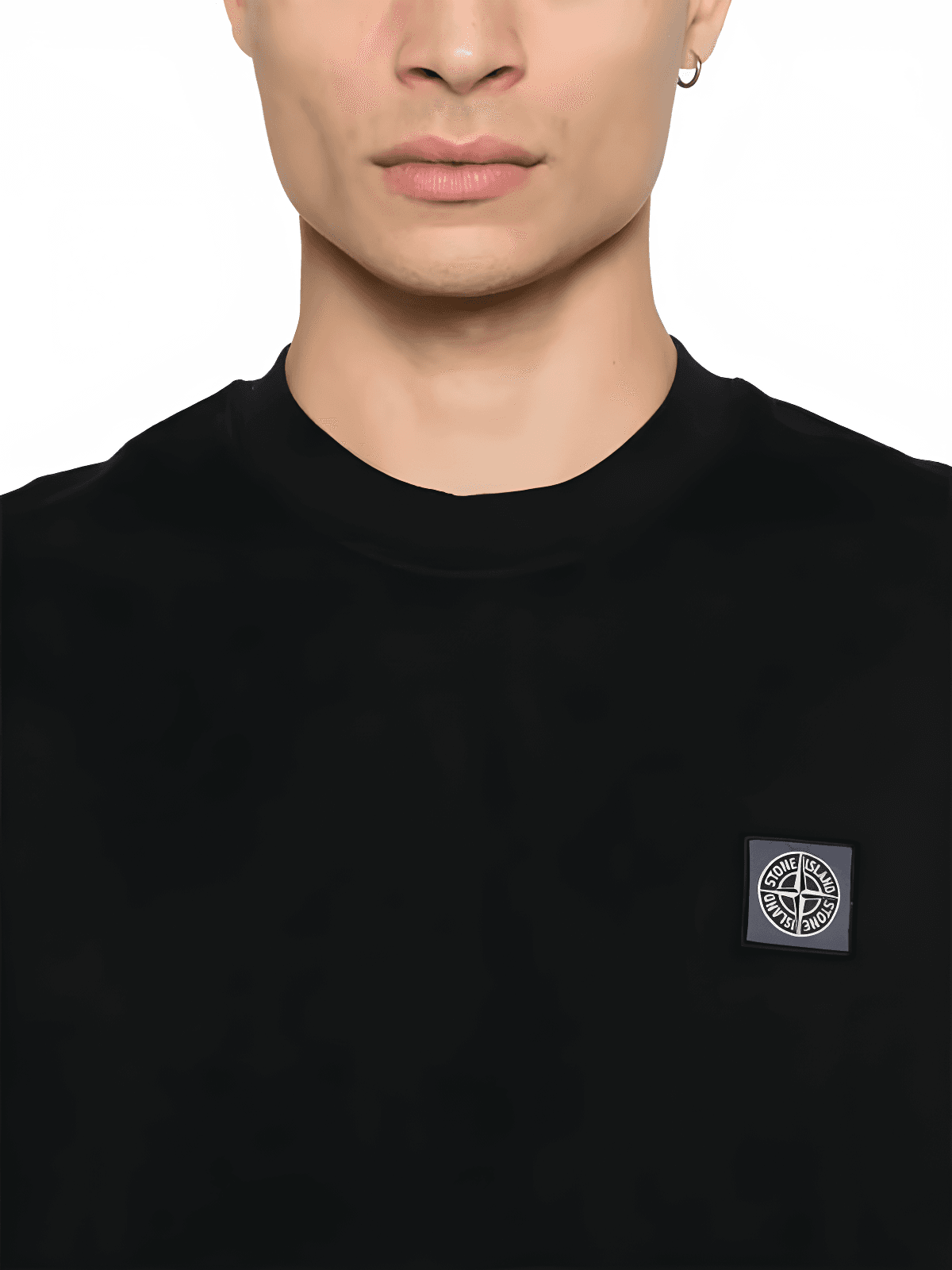Stone Island Siyah Klasik Tişört