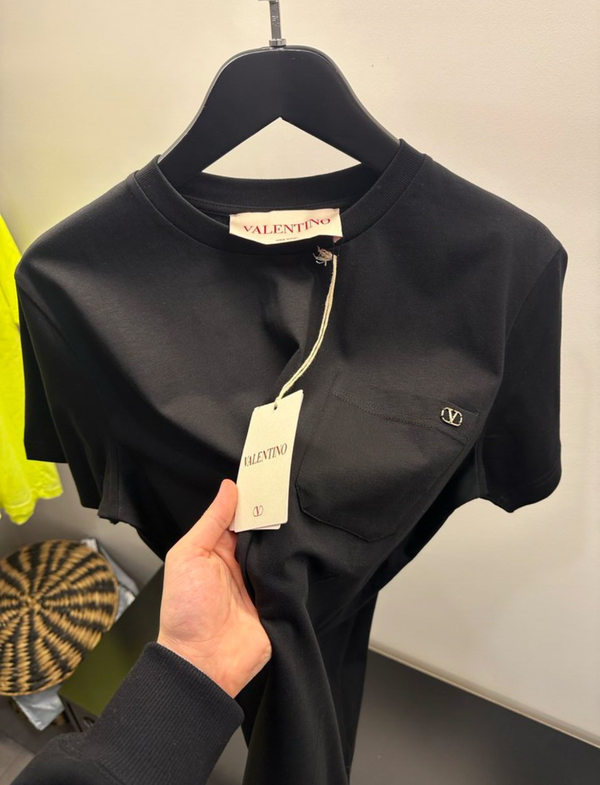 Valentino Cepli V Logo Tişört