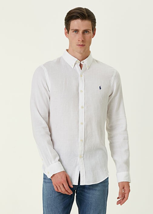 Polo Ralph Lauren Keten Beyaz Gömlek 