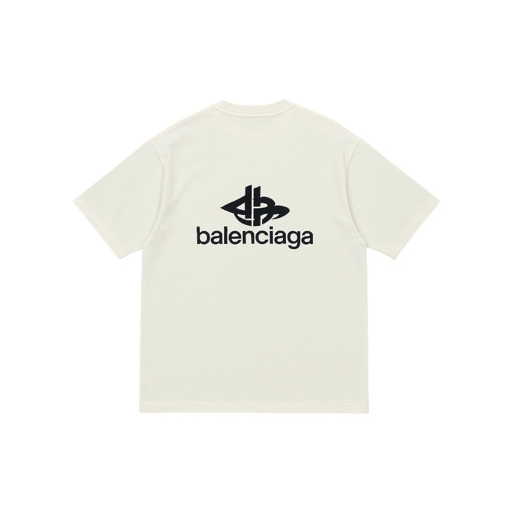 Balenciaga Ön ve Arka Baskılı Tişört