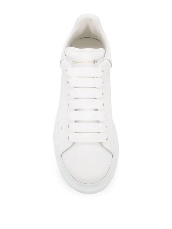 Alexander Mcqueen Beyaz Deri Sneaker