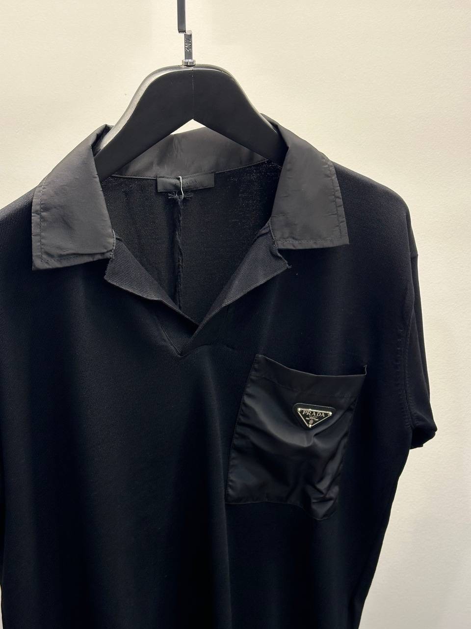 Prada Polo Yaka Triko Kumaş Tişört