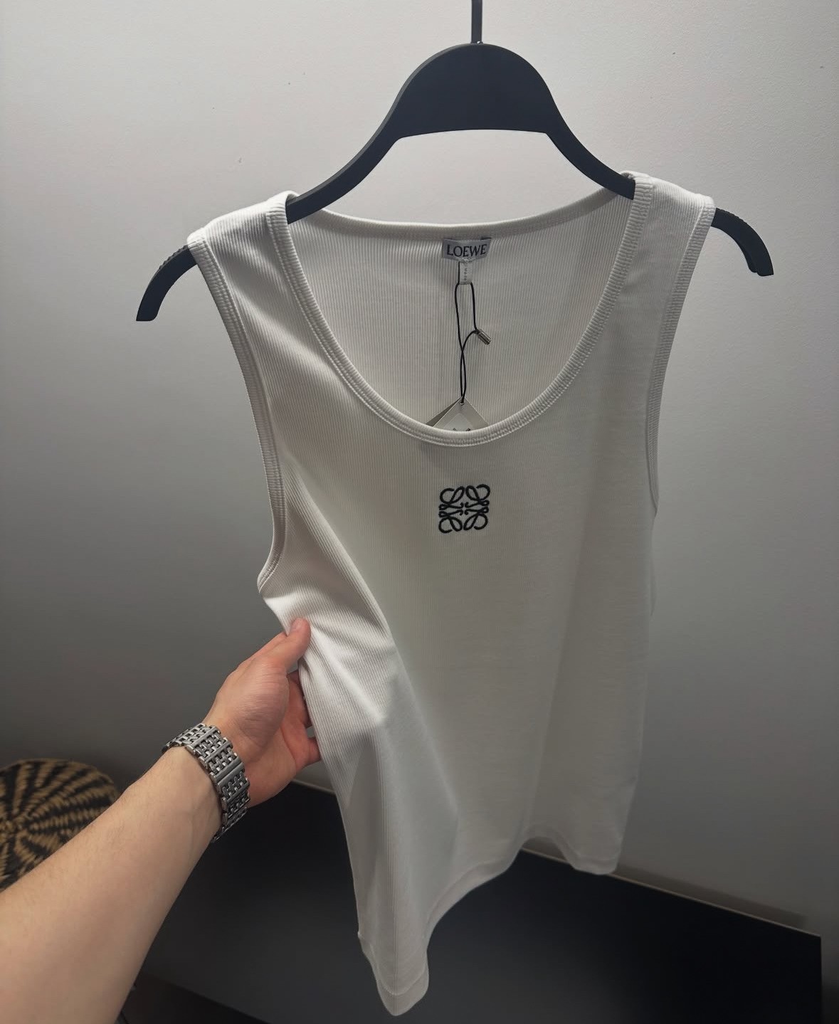 Loewe Beyaz Kaşkorse Atlet