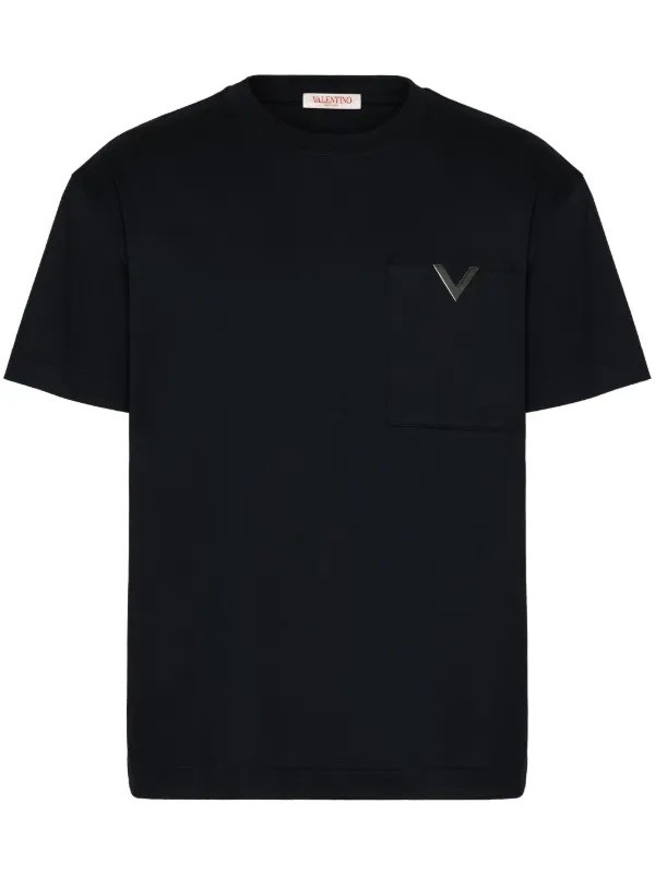Valentino Cepli V Demir Logo Tişört