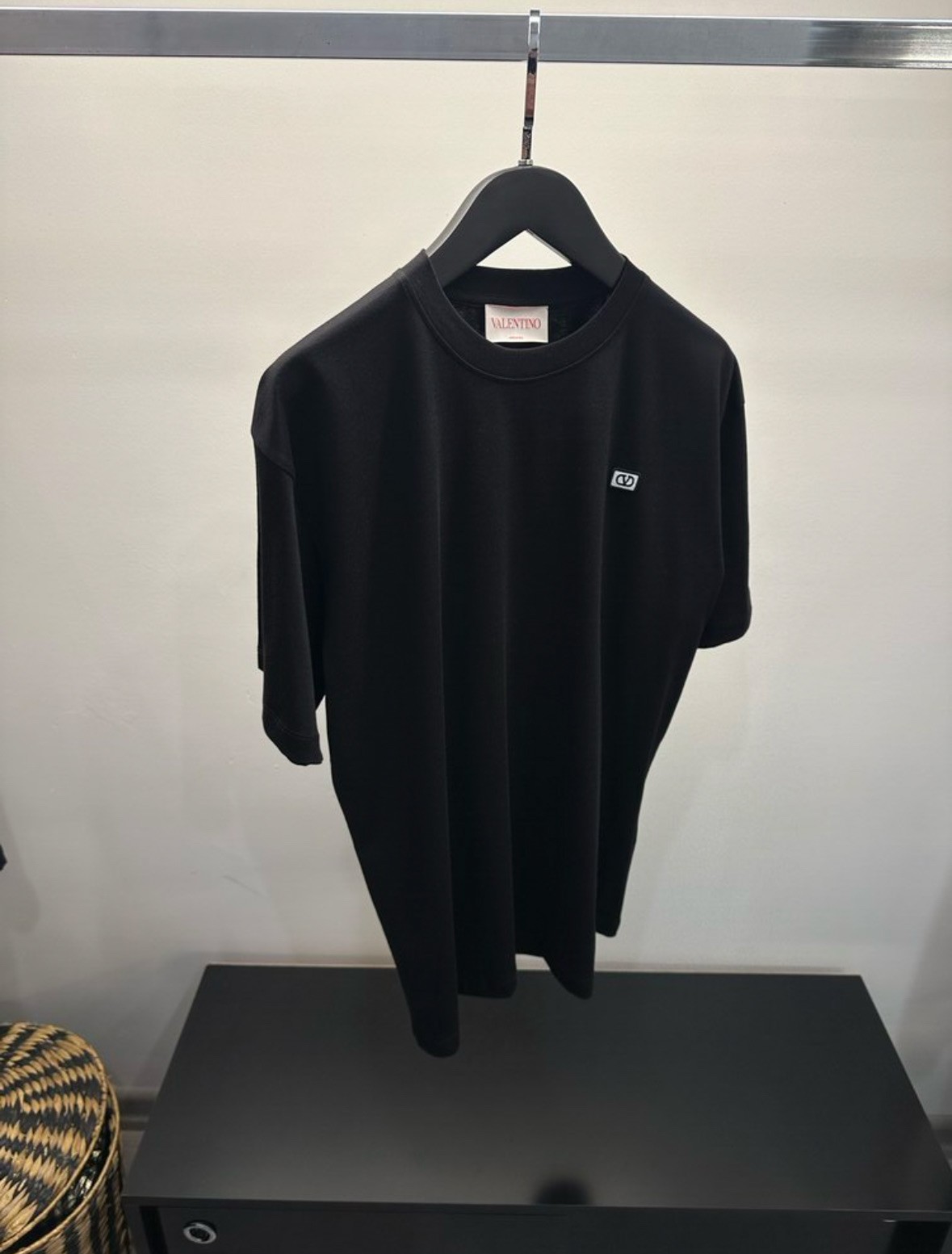 Valentino mini V logo Pamuklu Tişört