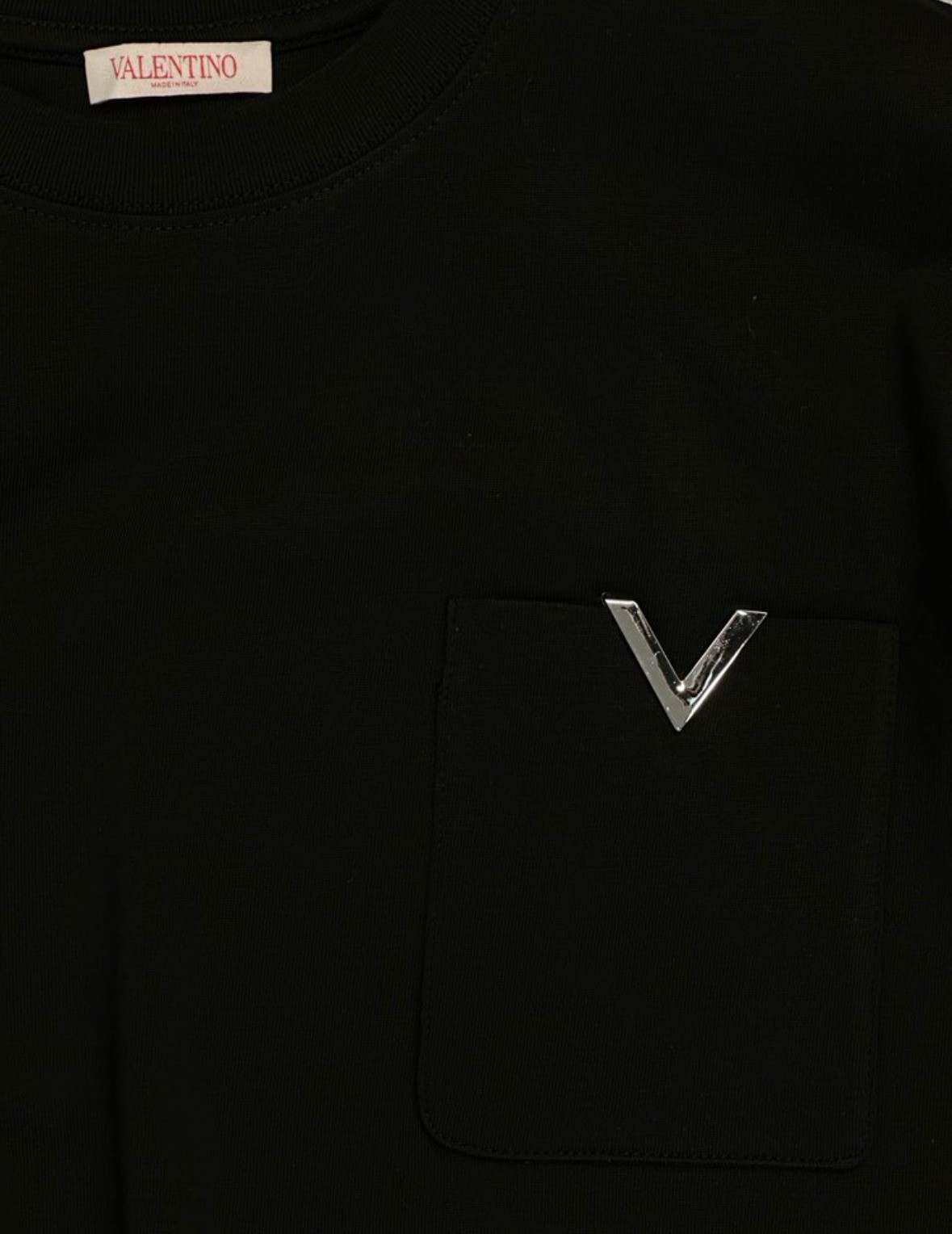 Valentino Cepli V Demir Logo Tişört