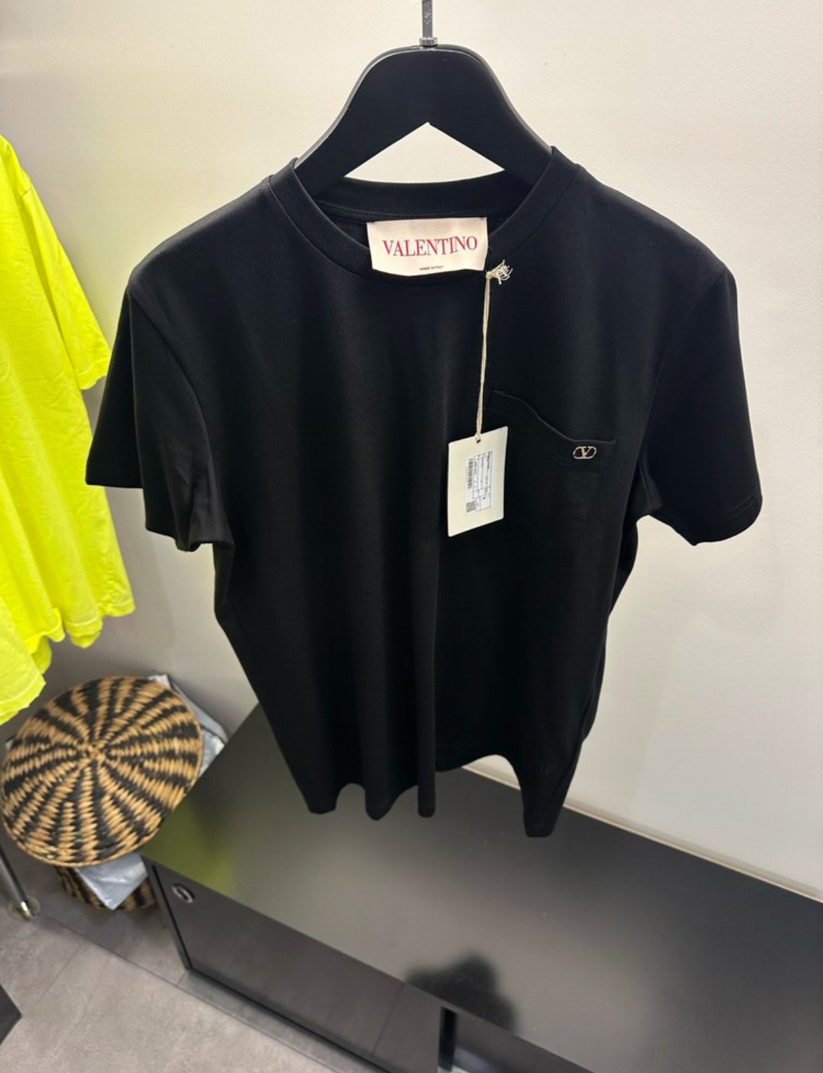Valentino Cepli V Logo Tişört