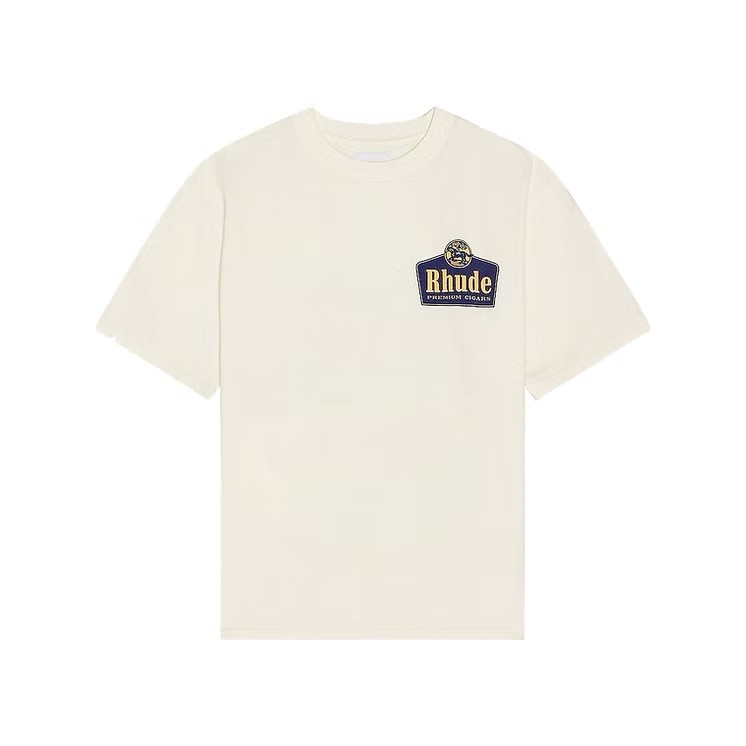 Rhude Sırt Baskılı Krem Tişört 