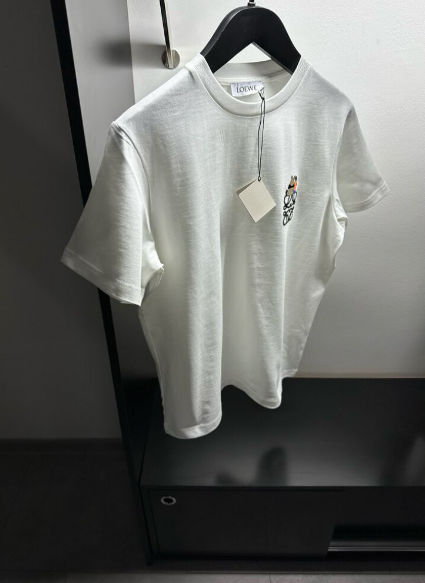 Loewe Beyaz Logo Nakışlı Tişört